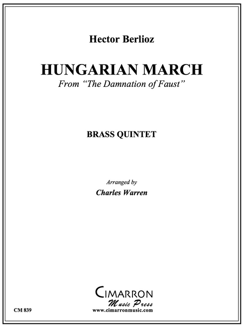 Hungarian March from "The Damnation of Faust" Brass Quintet (Berlioz/arr. Warren) PDF Download