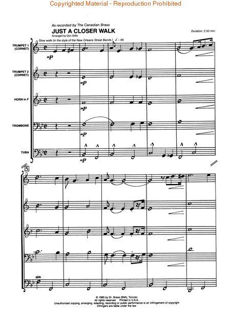 Essential Dixieland Hymn Brass Quintet PDF Download Bundle