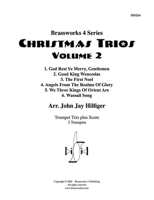 Christmas Trios, Vol 2 for Three Trumpets (Trad./arr. Hilfiger)