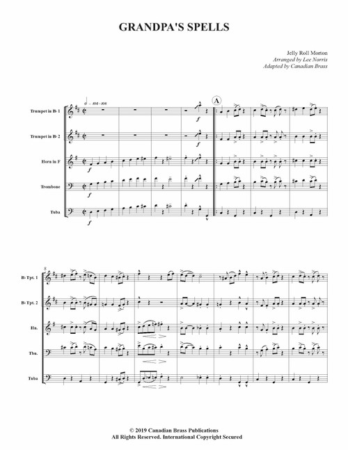 Essential Early Jazz Brass Quintet Bundle 1