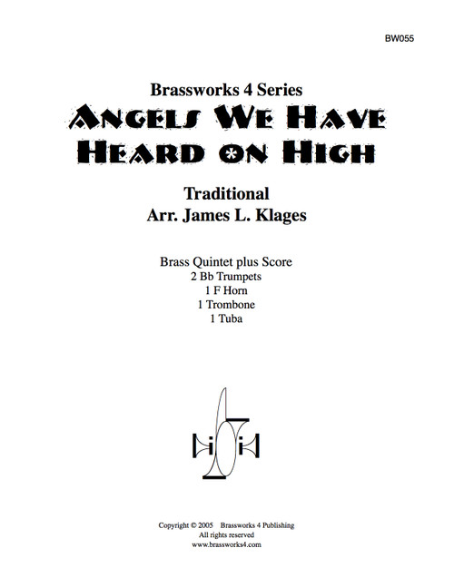 Angels We Have Heard on High Brass Quintet (Trad./arr. Klages) PDF Download