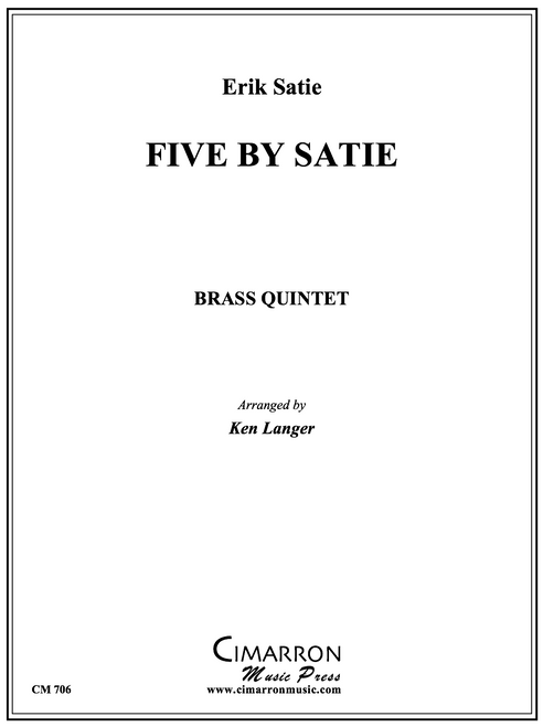 Five by Satie Brass Quintet (Satie/arr. Langer) PDF Download Five by Satie Brass Quintet (Satie/arr. Langer) PDF Download