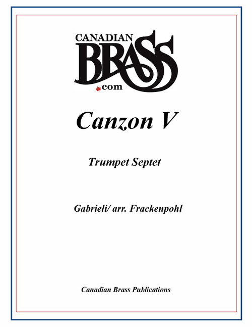 Canzon V Trumpet Septet (Gabrieli/arr. Frackenpohl) PDF Download Canzon V Trumpet Septet (Gabrieli/arr. Frackenpohl) PDF Download