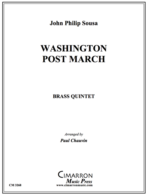 Washington Post March for Brass Quintet (Sousa/arr. Chauvin) PDF Download Washington Post March for Brass Quintet (Sousa/arr. Chauvin) PDF Download