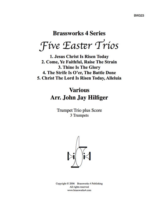 Five Easter Trios for 3 Trumpets (Various/arr. Hilfiger) PDF Download Five Easter Trios for 3 Trumpets (Various/arr. Hilfiger) PDF Download