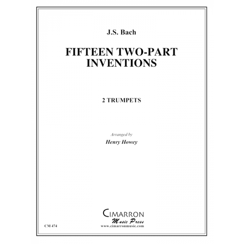 Fifteen Two-Part Inventions for Two Trumpets (Bach/arr. Howey) PDF Download Fifteen Two-Part Inventions for Two Trumpets (Bach/arr. Howey) PDF Download