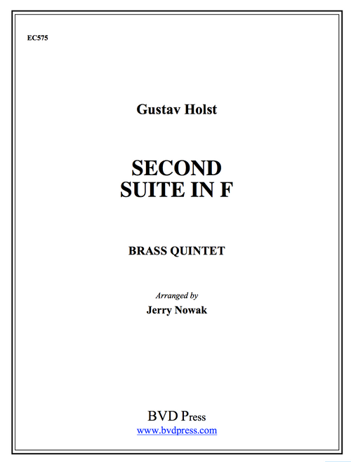 Second Suite in F for Brass Quintet (Holst/arr. Nowak) PDF Download