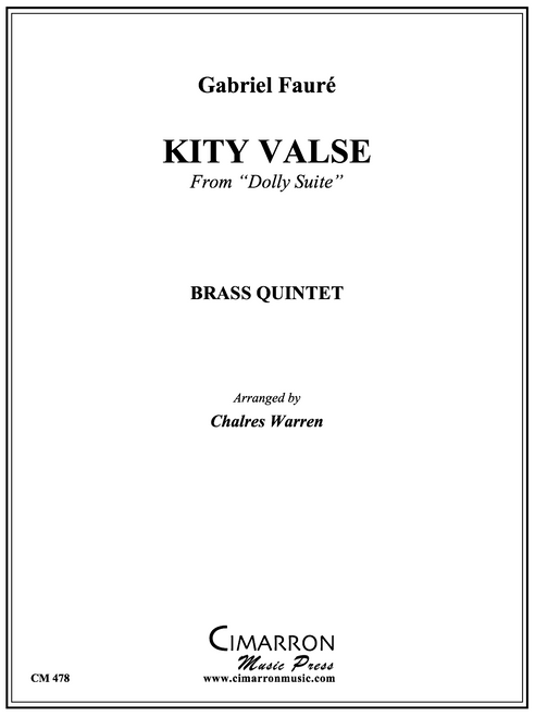 Kitty Valse from "Dolly Suite" Brass Quintet (Faure/arr. Warren) PDF Download