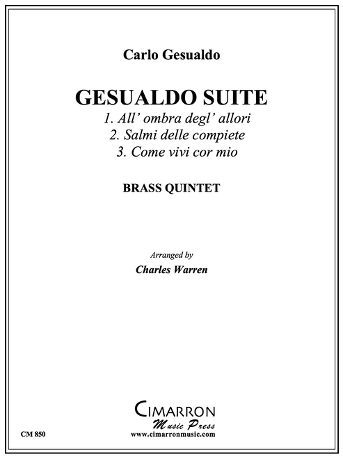 Gesualdo Suite Brass Quintet (Gesualdo/arr. Warren) PDF Download