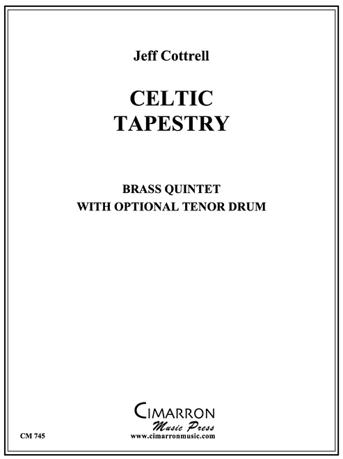 Celtic Tapestry Brass Quintet with optional Tenor Drum (Jeff Cottrell) PDF Download