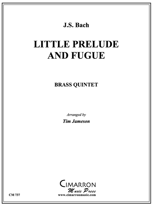 Little Prelude and Fugue in G Brass Quintet (Bach/arr. Jameson) PDF Download