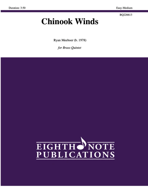 Chinook Winds for Brass Quintet (Meeboer)