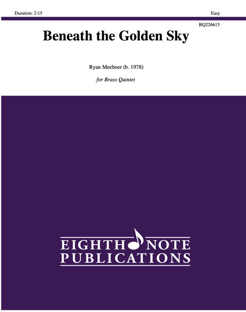 Beneath the Golden Sky for Brass Quintet (Meeboer) PDF Download