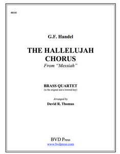 hallelujah chorus brass quintet sheet music pdf