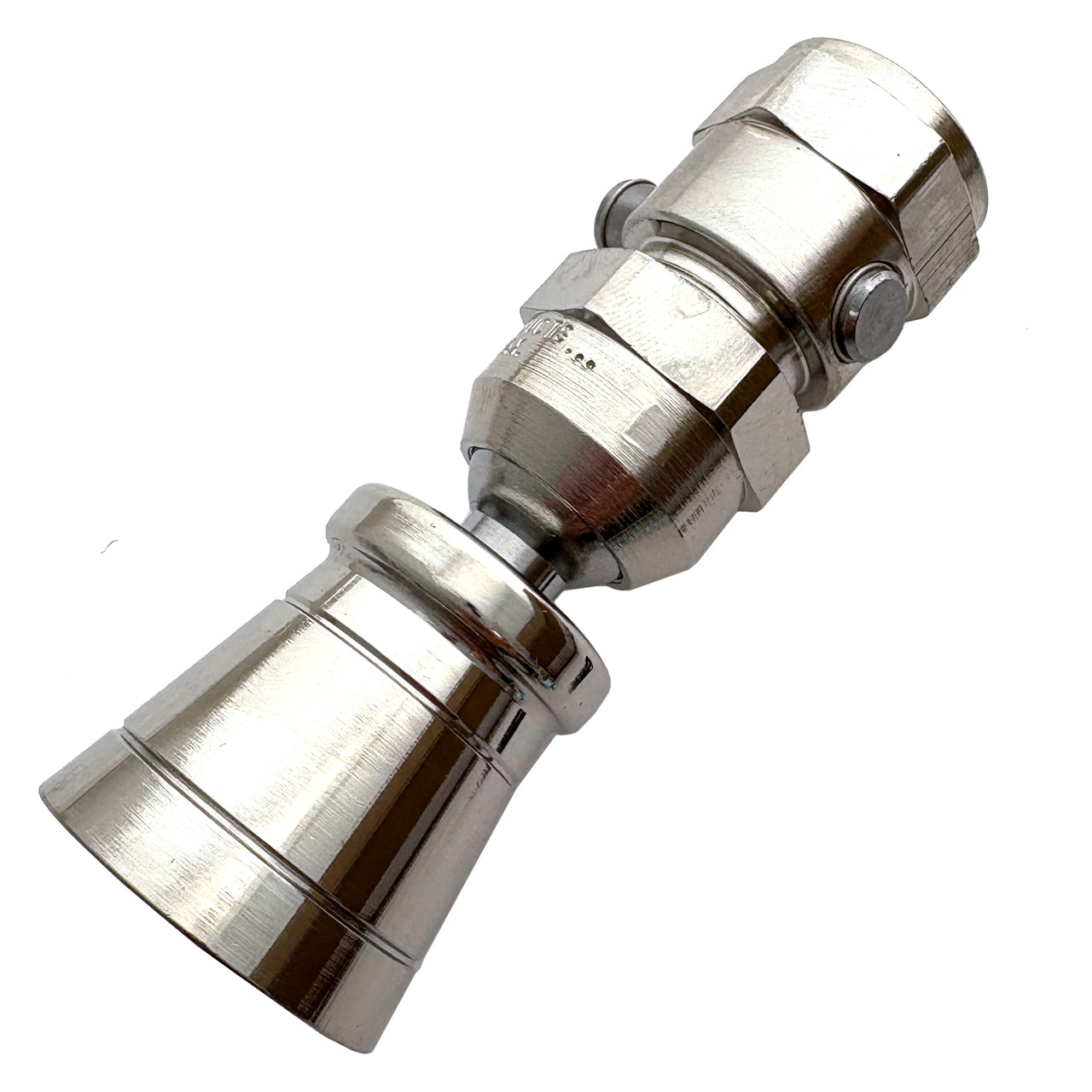 Cハイドロスプラッシュ Brass Shower Head chrome Spray Clean High Velocity