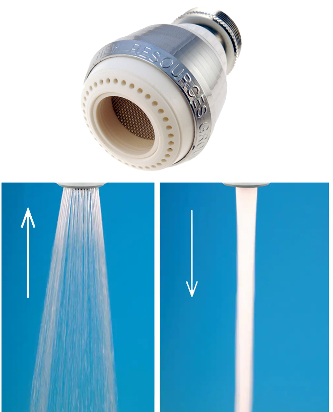 Home Faucet Kit - Dual-Thread 1.2 GPM - 1.8 PCA Water-Saving Aerator ...