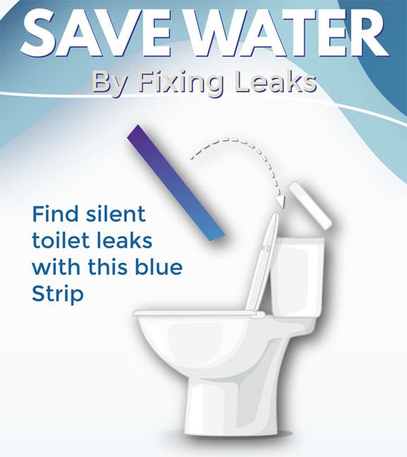 Test flat Strip Toilet Leak Detecting Drip Vial Kit | Bathrooms ...