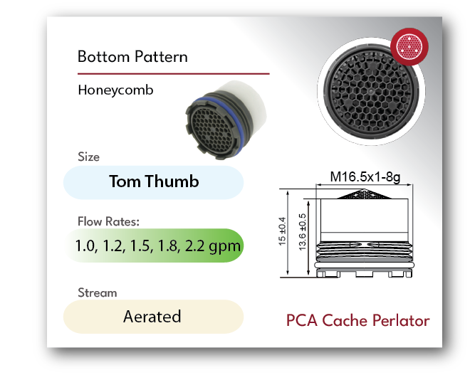 DELTA RP53998 PART 2.2 gpm Cache Aerator Pressure Compensating