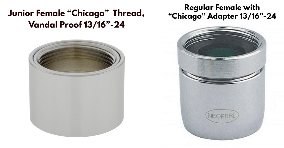 Chicago Faucet aerator 3/16-24 WaterSense Replacement Part | Kitchen ...