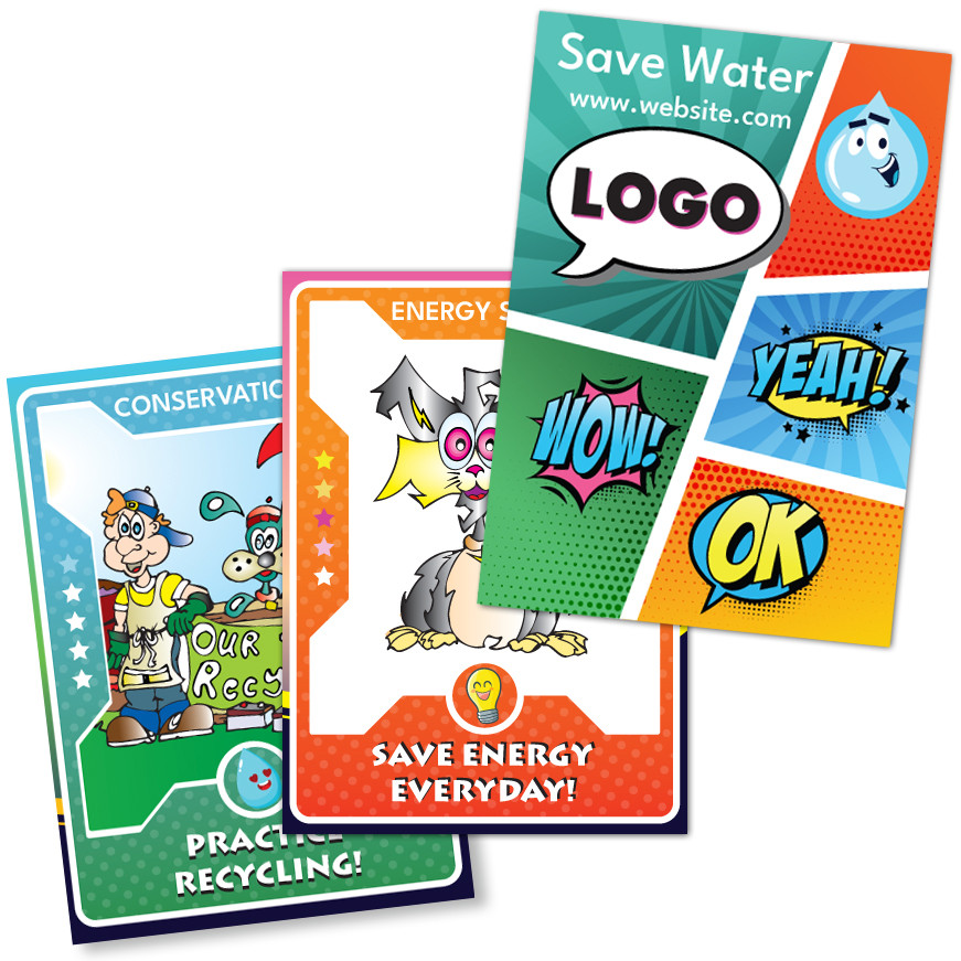 Conservation Trading Cards, Collect, custom Environment, Water Saving ...