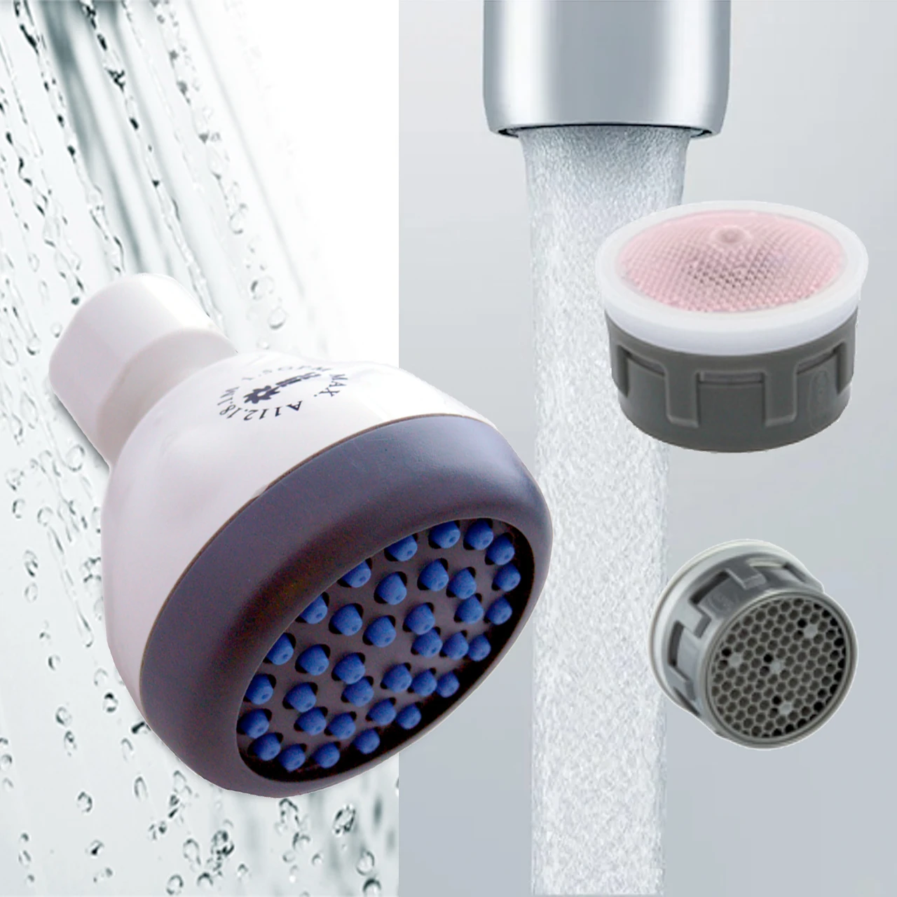 Neoperl 1.2 gpm Eco Low Flow Aerator & Showerhead Pressure 