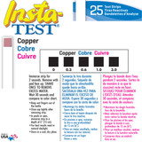 Copper + Iron Test Strips Drinking Water Instant 25 tests each