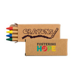 Crayon 4 pack custom Water Wise learn about water conservation kids children educational coloring activity add logo utility give away natural kraft Crayon 4 pack custom Water Wise learn about water conservation kids children educational coloring activity add logo utility give away natural kraft