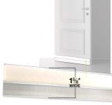 Draft Door sealing custom kit, winter home keep in heating, dust, sound, conserve drafts seal sweeps 4 pack