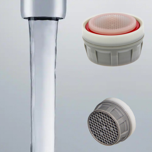 Max full flow insert 2.2 gpm flo aerated junior small size faucet PCA red Dual Core Water sense  faucet