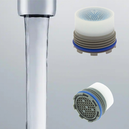 Neoperl  Cache Laminar Clear Stream Perlator MPN 13 0190 5 Full flow 1.8 gpm Tom Thumb smallest size insert  aerator faucets M16.5 Threads Male no housing kitchen bathroom saver smart Moen 175084 PART Arris, Align Icon models
