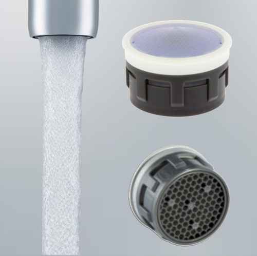 PCA aerated stream insert 1.0 low flow blue dome faucet aerator honeycomb perlator WaterSense act USA america