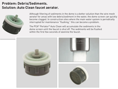 Filtering sediments from faucet remove debris aerator fox clogged faucet  flush out