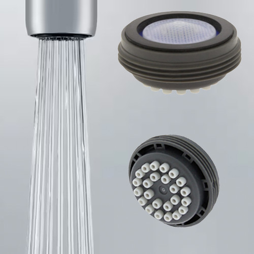 Slim Air neoperl 1.0 gpm MPN 18 0180 5 slim Spray faucet aerator standard size M24  or M24 male SLIM Products pressure compensating WaterSense low flow