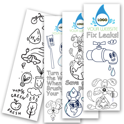 Coloring Water Saving Kids bookmark educational outreach municipality city promo water Utilities custom logo conservation message creative idea Coloring Water Saving Kids bookmark educational outreach municipality city promo water Utilities custom logo conservation message creative idea
