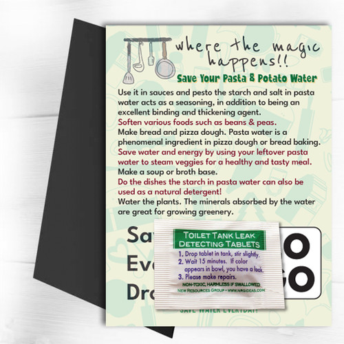 Dye Tablet Leak Kitchen Magnet custom water saving ideas for the refrigerator blue tabs on fridge magnet logo tips save give away utility promo marketing give away Dye Tablet Leak Kitchen Magnet custom water saving ideas for the refrigerator blue tabs on fridge magnet logo tips save give away utility promo marketing give away
