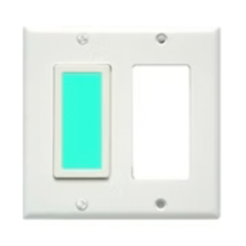 Sidelight Lime light limelite night light green soft glow wall plate decora rocker switch bathroom kitchen hallway bedroom kids room day glo energy saving saver star 2015 sidelite side