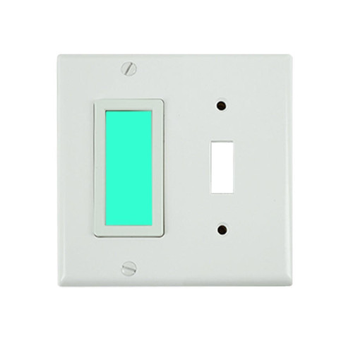 Sidelight Lime light limelite night light green soft glow wall plate Toggle switch bathroom kitchen hallway bedroom kids room day glo energy saving saver star 2019 sidelite side