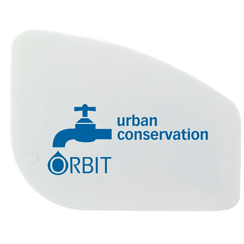 Pan Bowl Scraper - custom printed Made in the USA The Lil' Chizler scrapes without scratching or marring. Its unique edge allows cleaning of almost any tight space. Use in the kitchen, around the house, or on your car's windshield when it's icy.