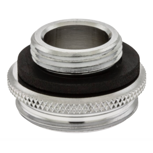 Faucet Adapter Top threads: male 5/8”-24 Bottom threads: Male 55/64”-27 Neoperl MPN 1536705