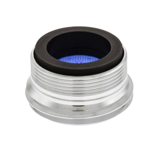 Garden Hose Faucet Adapter Top threads: Male 15/16”-27 + Female 55/64”-27 x Male 3/4”-11.5 GHT Bottom threads: Male 3/4"  Hose threads dual threaded adapter