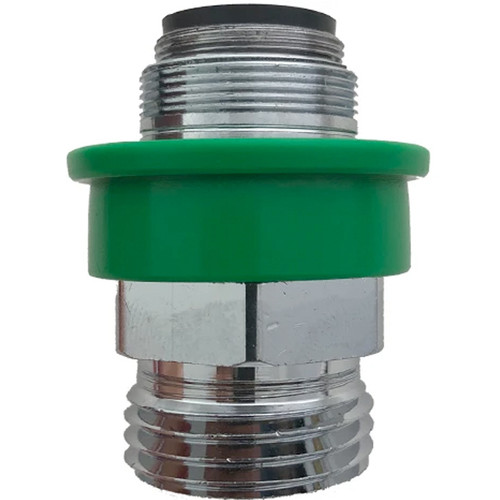 Neoperl Large Diameter Coupler x Male 3/4”-11.5 GHT MPN 1539605 for quick connect garden hose tools nozzle small appliances Male 13/16”-27 fitting dishwasher washing machine RV boats camper fill timer
