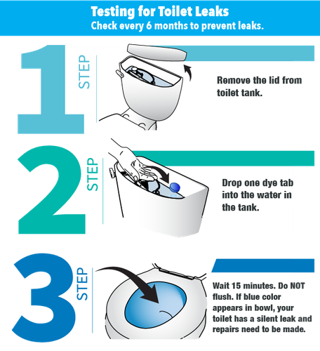 leak detecting tablets kit