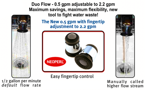 Lower faucet flow rate aerator kitchen water saver spray