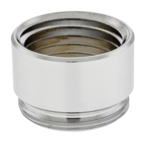 Faucet adapter Top threads: Female 1/2” NPT Bottom threads: Male 55/64”-27 Neoperl