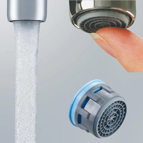Easy Clean Silicone tip aerator for faucet tap replacement, smart lime calcium build up