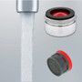 Neoperl Male 2.2 gpm threaded faucet aerator MPN 10 9000 5 Max flow Kitchen aerated stream 15/16"