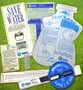 student awareness water kit flush volume toilet calculator ruler shower timer kids educational outreach learn about saving conservation dye tablets