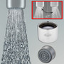 Neoperl rain spray 1.0 gpm Adjustable stream part number 31 9100 5 low flow public bathroom aerator faucet replacement shower stream Regular female thread 55/65" WaterSense Angle