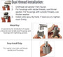 install vandal proof male threaded spray stream aerator regular size standard faucet