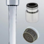 Neoperl laminar junior dual thread vandal proof 1.0 gpm part number 11 8590 5 low flow public bathroom aerator faucet replacement clear stream WaterSense Dual Core